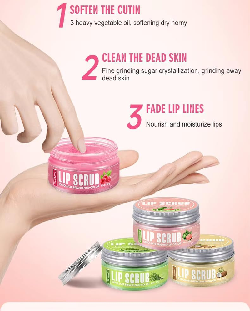 Lip Scrub Exfoliate Raspberry image number 3