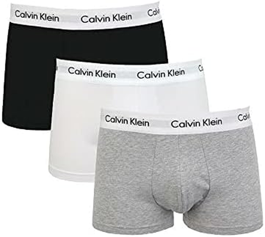 Calvin Klein Men'S Cotton Stretch Low Rise Trunk 3 Pack