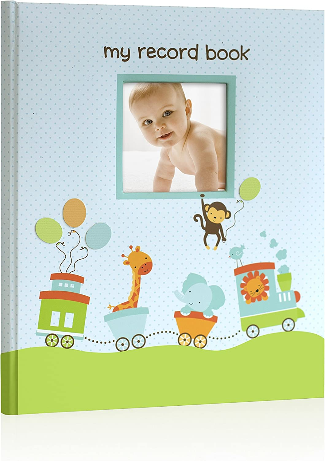 Lil Peach First 5 Years Baby Memory Book, Cherish Every Precious Moment, Pink & Peach Confetti Polka Dots