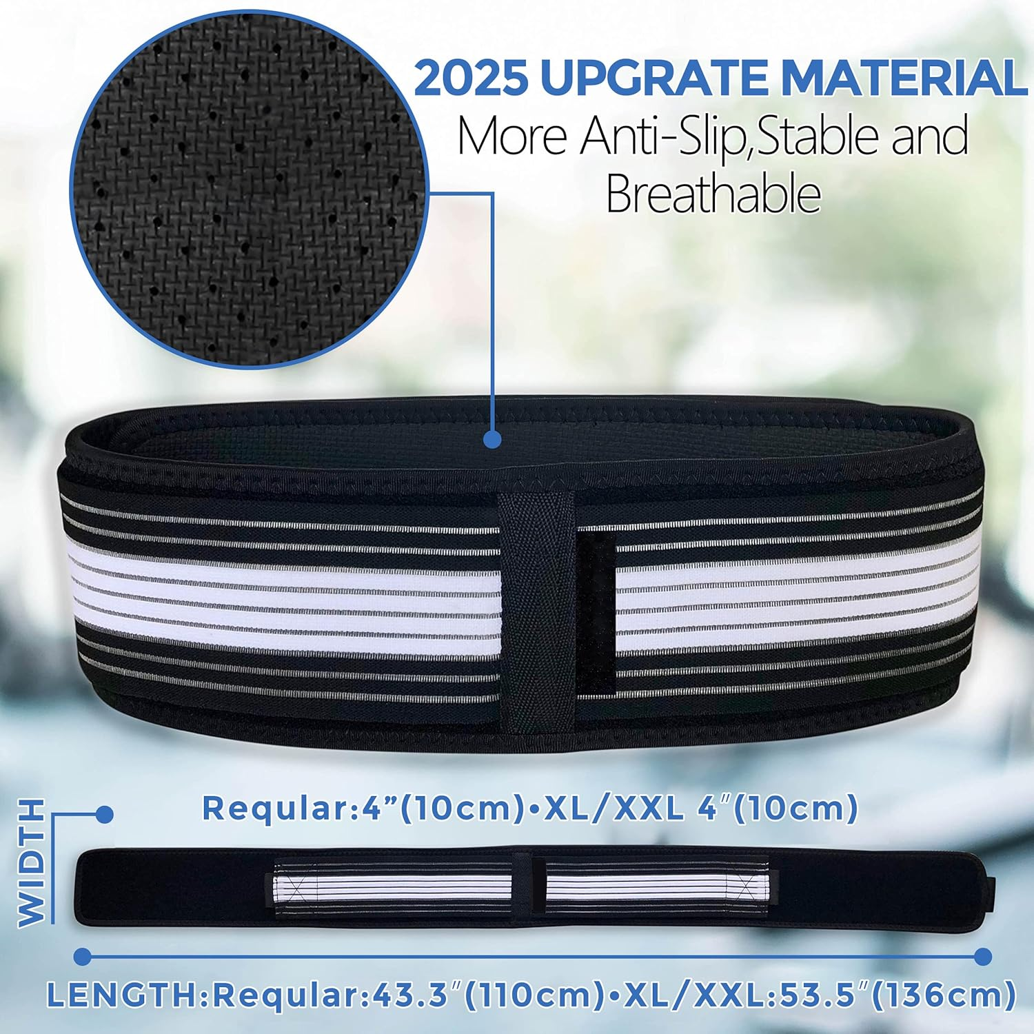 RAFSUN Joint Hip Belt for Men & Women Pelvic Support Brace for Sciatica, Lower Back, Leg & Sacral Pain Trochanter Belt for Lumbar & Pelvic Dysfunction Relief image number 6