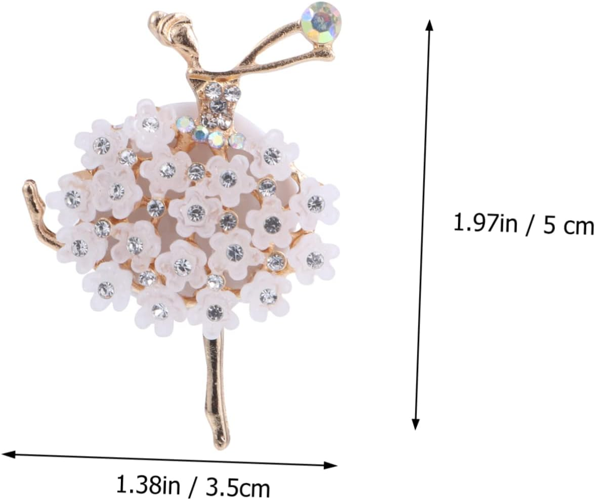 Totority Ballerina Girl Car Air Freshener Clip Creative White Car Aromatherapy Diffuser for Women Stylish Vent Freshener image number 3