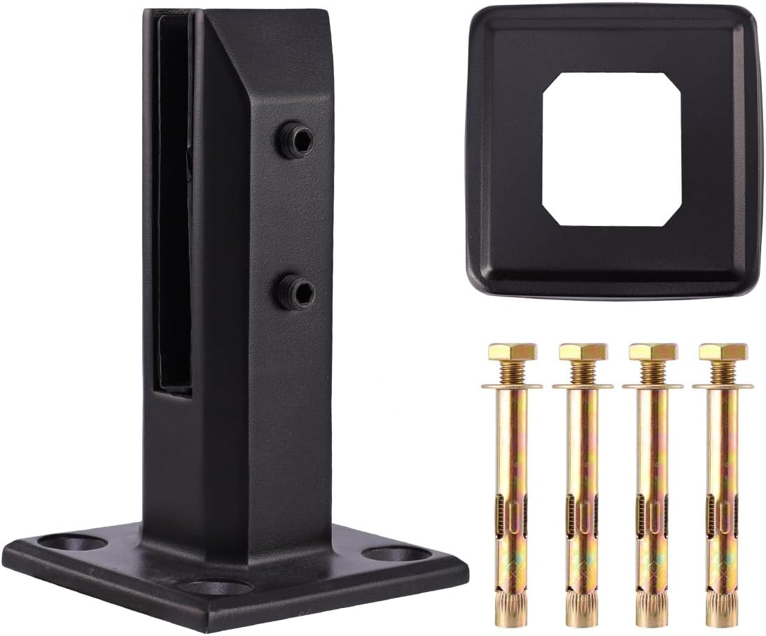 DOITOOL Stainless Steel Glass Spigots Pool Fence Spigot Clamp,Glass Railing Clamps Glass Fixing Tool Glass Floor Clamp for Balcony,Garden,Stair image number 3