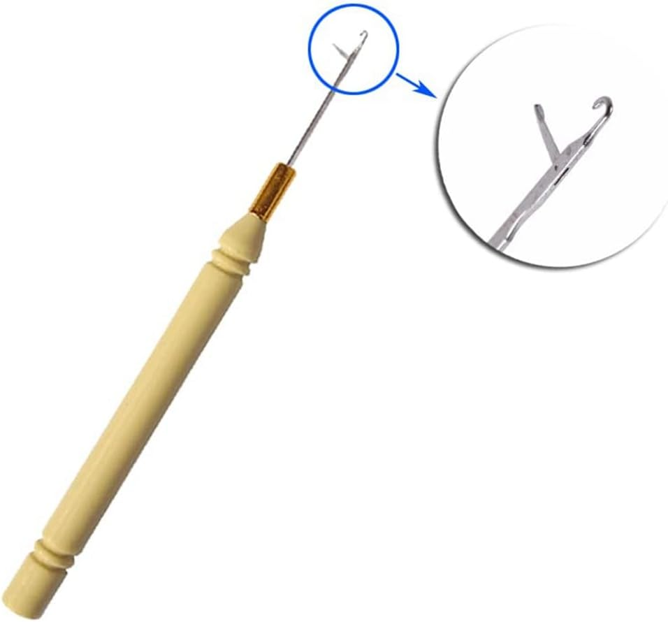 Wig Hair Extension Tool Pliers Crochet Silicone Buckle Hair Extension Pliers Ring Tool Set image number 1