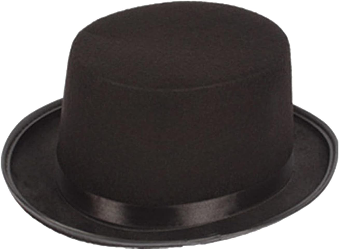 Oxtxuzdm Top Hat for Adult/Children Cylinder Magician Party Costume Fedora for Carnival Rave Party Womens Felt Hats with Brim Mens with Brim for Women Large Heads Solid Color Hat Floppy for Women