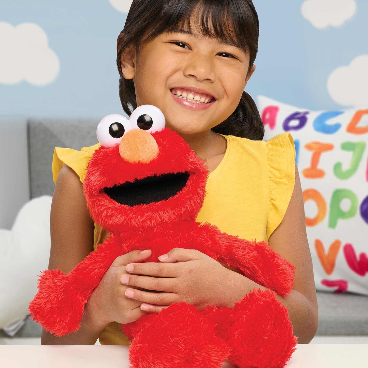 Sesame Street Tickle Me Elmo Animated Plush, 18 Months+, Interactive Educational Toy, 35Cm Height, Requires 2 AAA Batteries image number 5