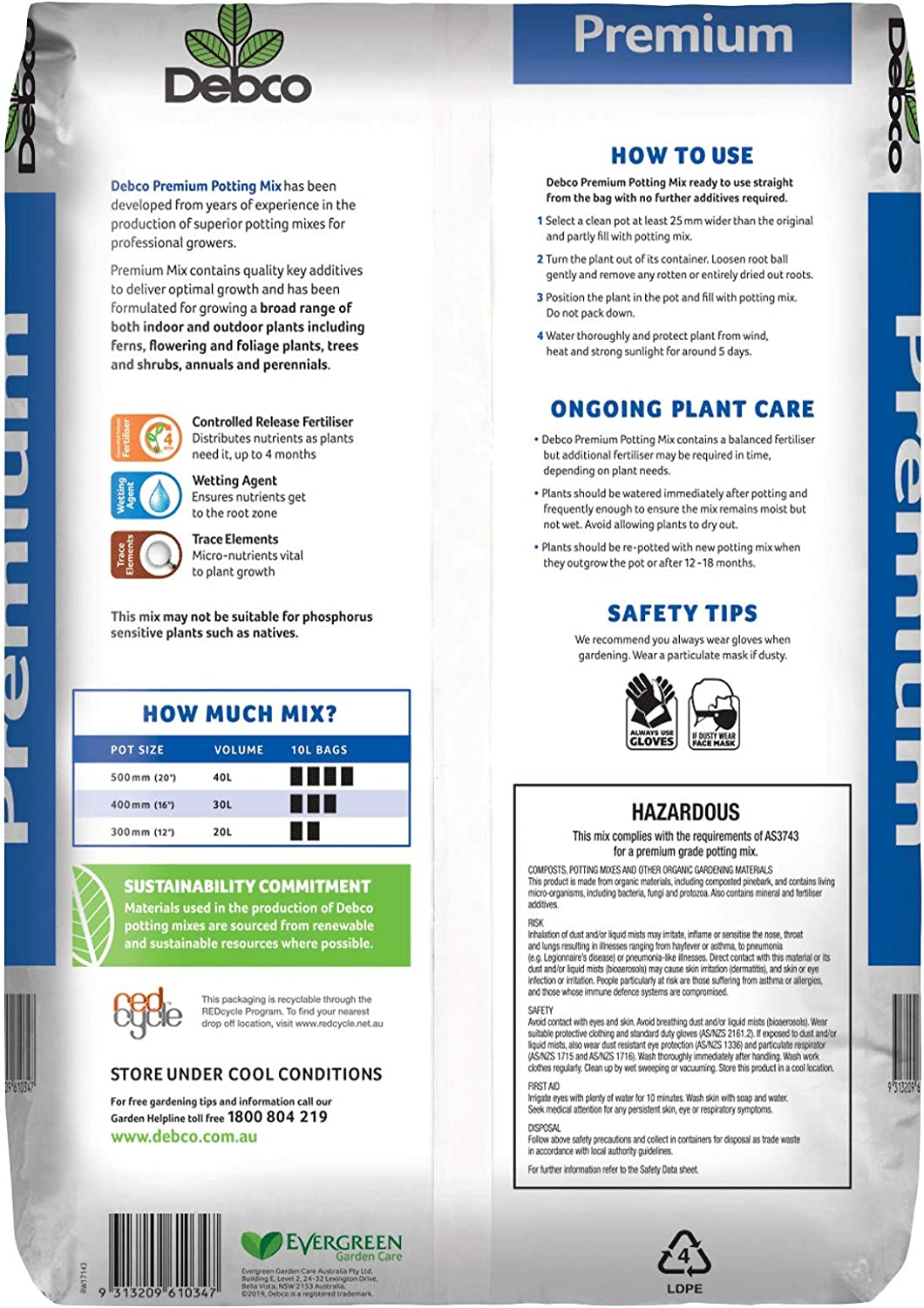 Debco Cacti and Succulent Premium Potting Mix 10 Litre & Premium Potting Mix 10 Litre image number 5