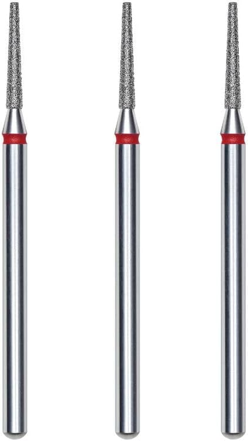 STALEKS PRO Set of 3 10Mm X 1.6Mm round Tip Diamond Nail Cutters (Fine Grit) image number 1