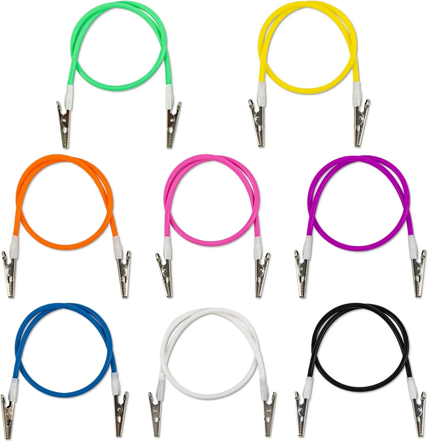 8Pcs Bib Clips Dental Metal Napkin Holder Clip Colorful Silicone Dentist Bib Holder Clip for Napkin,Bib,Face Mask (Multicolor Series) image number 4