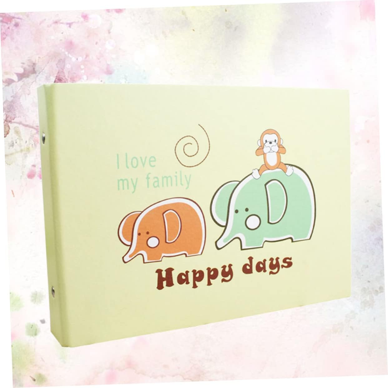 1Pc Light Pattern DIY Photo Album Creative Commemorative Book Pictures Album for Memorable Moments Present for Friends and Family image number 3
