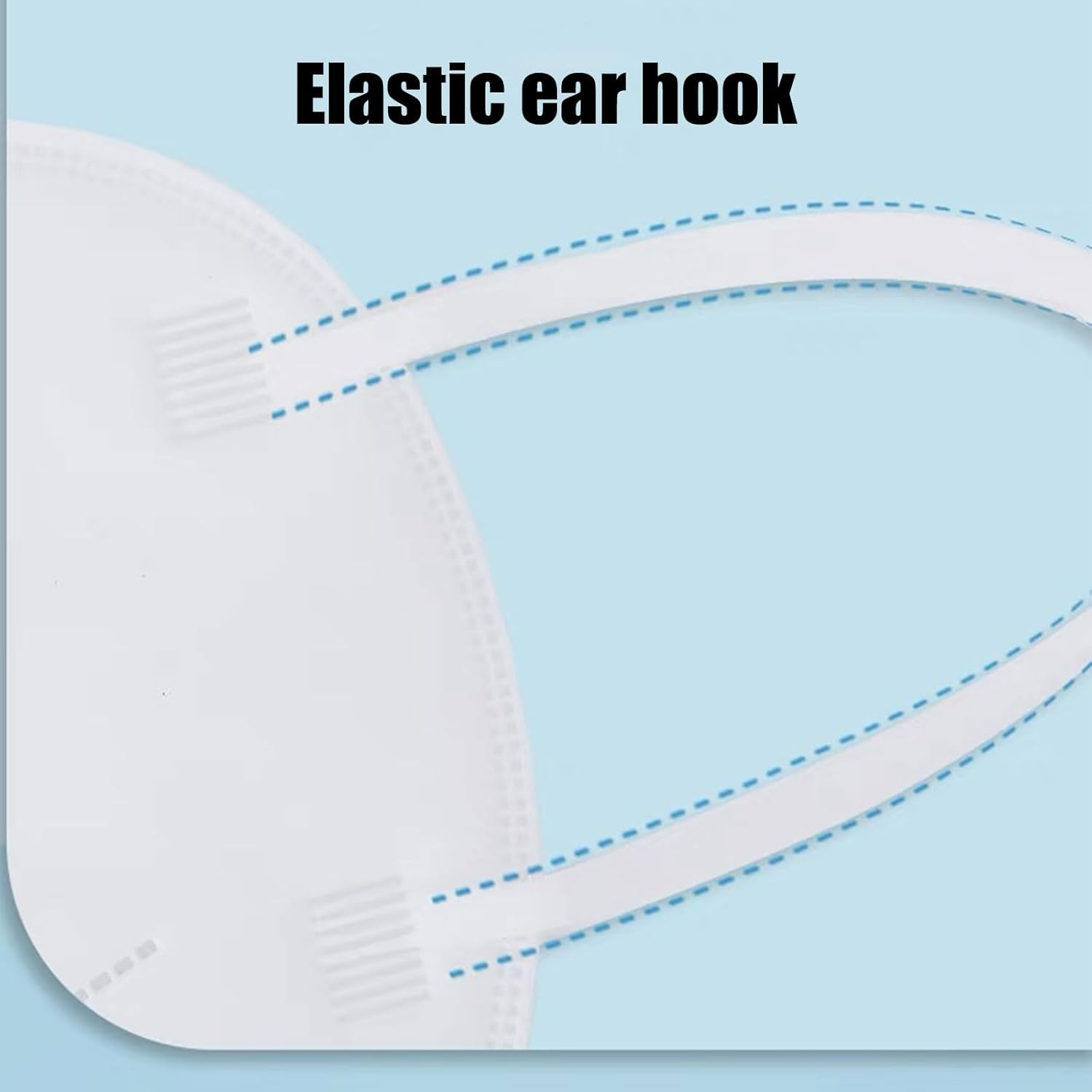 BGENHPON [20Pcs] 3D Premium Nonwoven Face Mask N95 Protection UV Clean Soft Comfortable Breathable for Daily Use image number 3