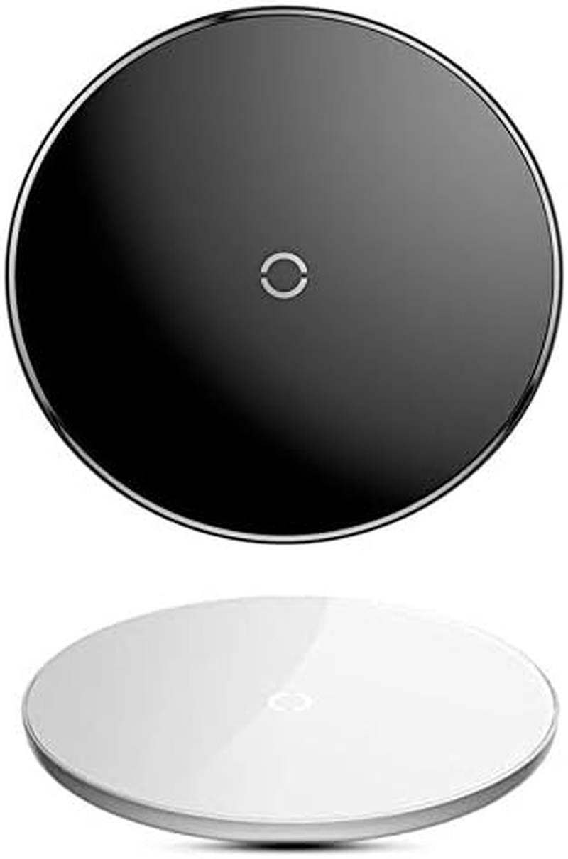 EZONEDEAL 10W Wireless Charger, Fast Wireless Charging Pad Mat Compatible with Iphone 14 15 13 12 11(Pro,Pro Max,Mini,Plus)/Xr/Xs/X/8/Se, Samsung Galaxy S23/S22/S21/S20/S10, Air Pods Pro/Galaxy Buds - White image number 3