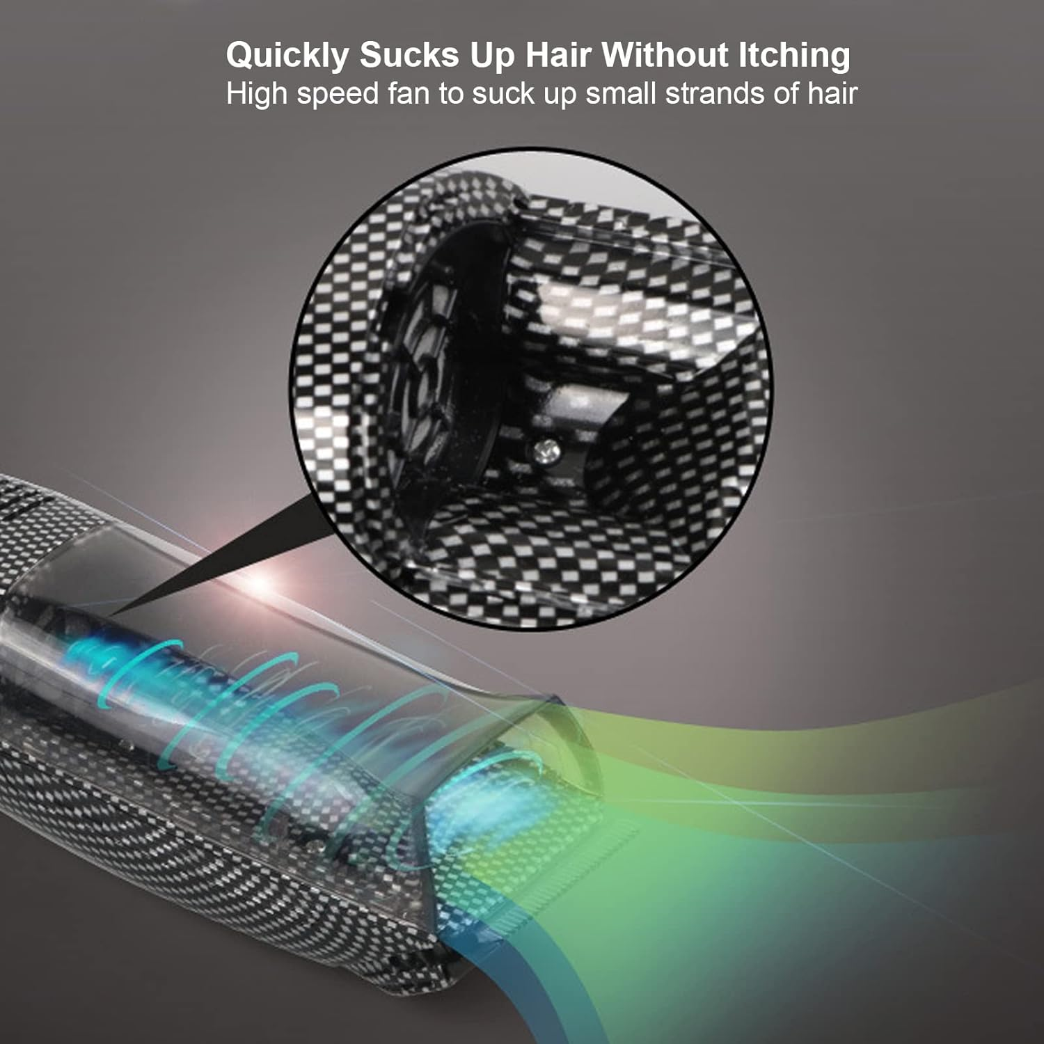 Hair Clippers, Wireless Pro Hair Trimmer and Trimmer via USB, Wireless Hair Clipper with Automatic Hair Suction, Hair Cutting Set for Men, Women