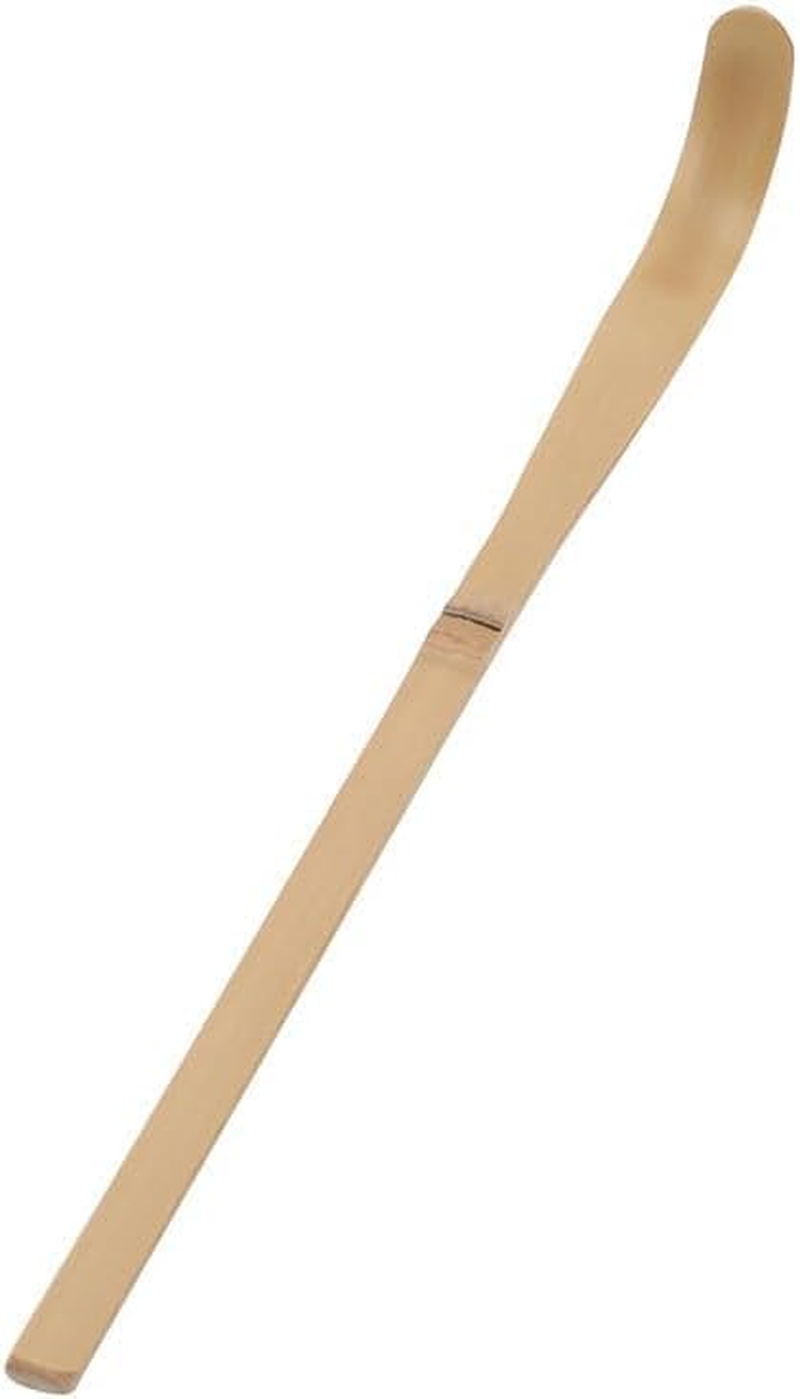 Brown 18Cm Bamboo Matcha Scoop Japanese Chashaku Hooked Green Tea Spoon for Tea Ceremony, Tea Scoops, Matcha Spoon, Bamboo Scoop,Coffee, Tea and Espresso, Tea Accessories