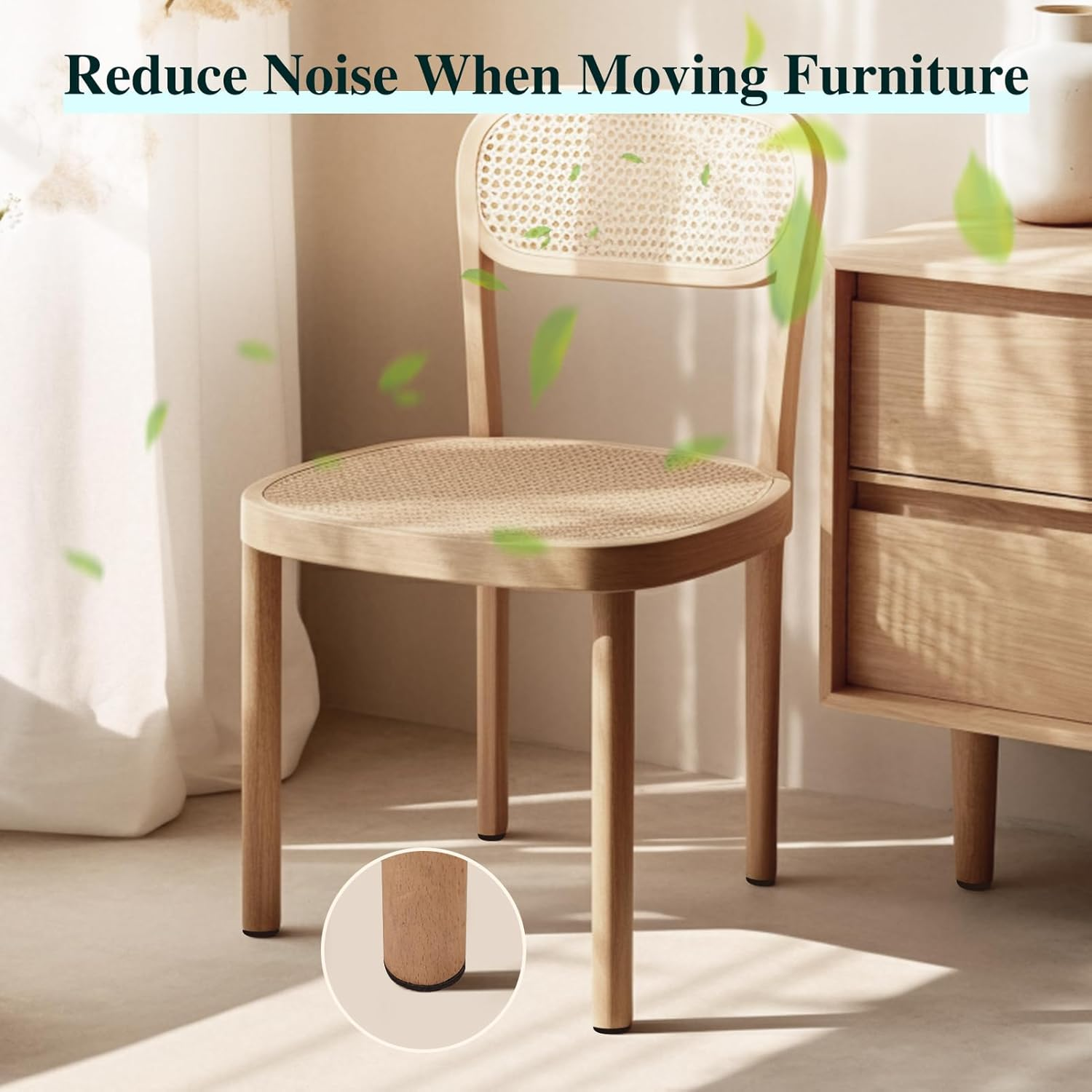 HNR 15 Mm Felt Pads, Pack of 108 Self-Adhesive Felt Pads, 3 Mm Thick, Floor Protection for Furniture Legs, Chair & Table Legs (Black) image number 4