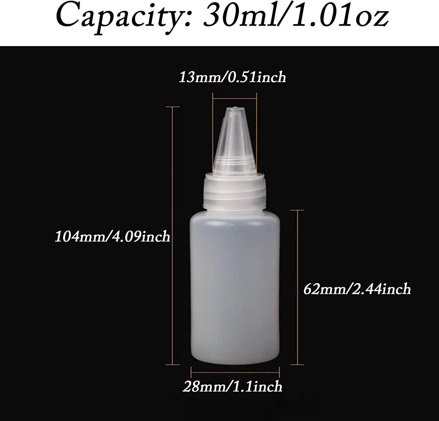 Plastic Squeez Liquid Dropper Fill Bottle,3Pcs Needle Tip Squeeze Bottles,Needle Applicator Tip Bottles,Plastic Squeeze Glue Bottles with Tip Caps,Needle Tip Glue Bottle,Plastic Tip Applicator Bottles image number 3