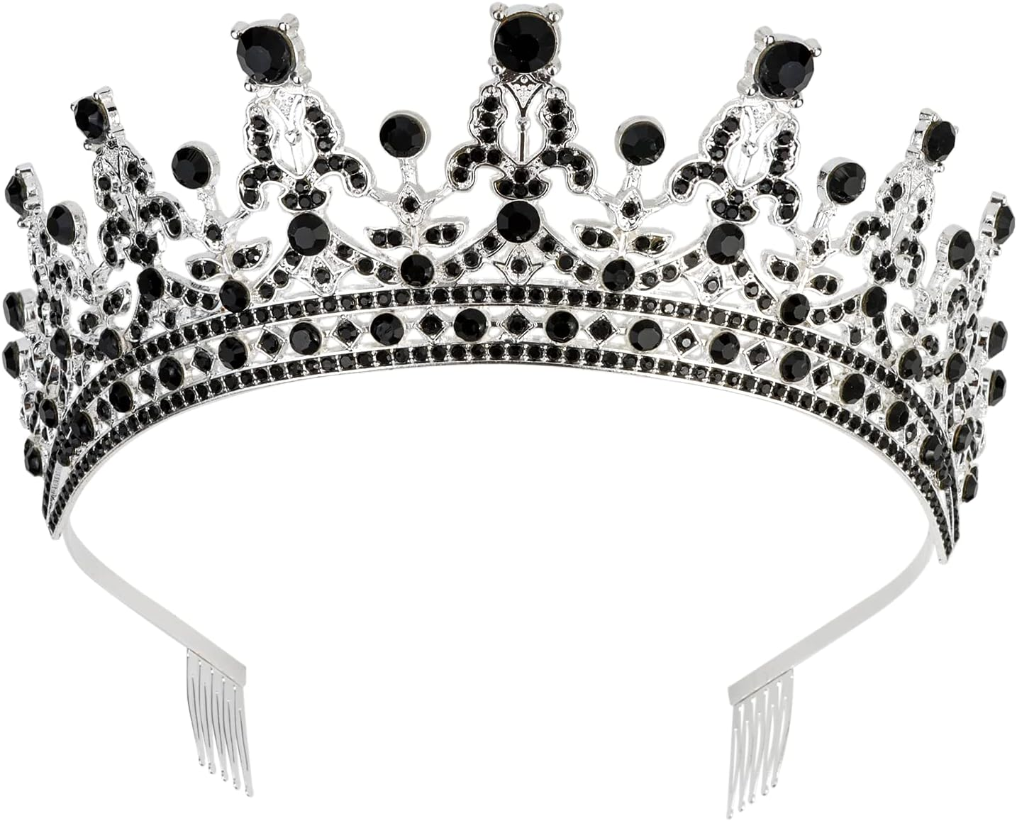 COCIDE Gold Tiara for Women Crystal Crown for Women Rhinestones Queen Princess Hair Accessories for Bride Wedding Birthday Party Bridesmaids Bridal Prom Halloween Costume Cosplay Christmas Gift