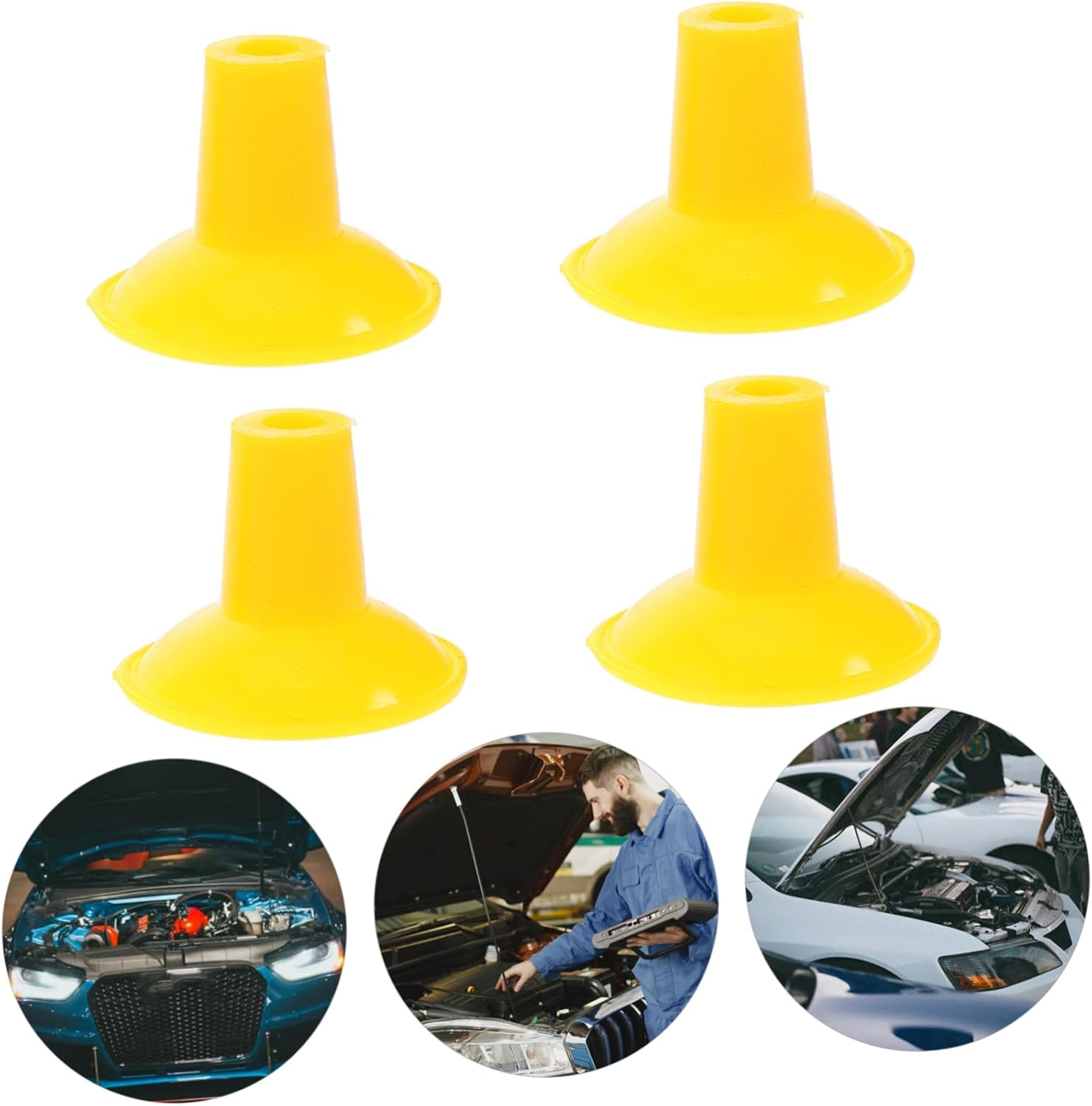 LOORGVEL 4Pcs Automotive Valve Grinder Suction Cup Valve Lapper Tool Suction Plates Heavy-Duty Lapping System for Engine Repair image number 2