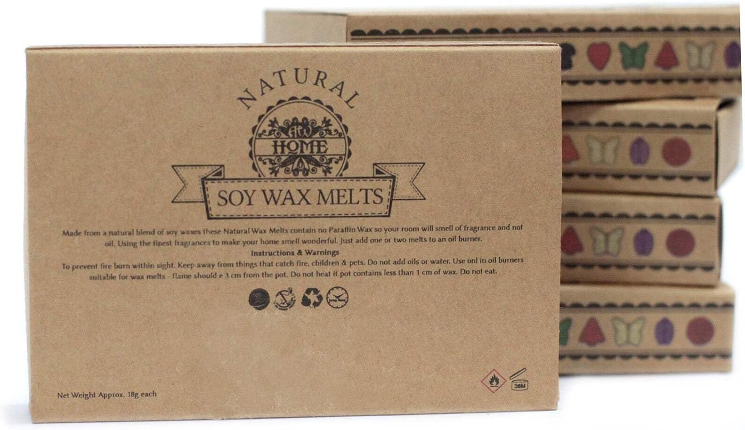 Ancient Wisdom Box of 6 Packs Wax Melts - Lemon Harvest