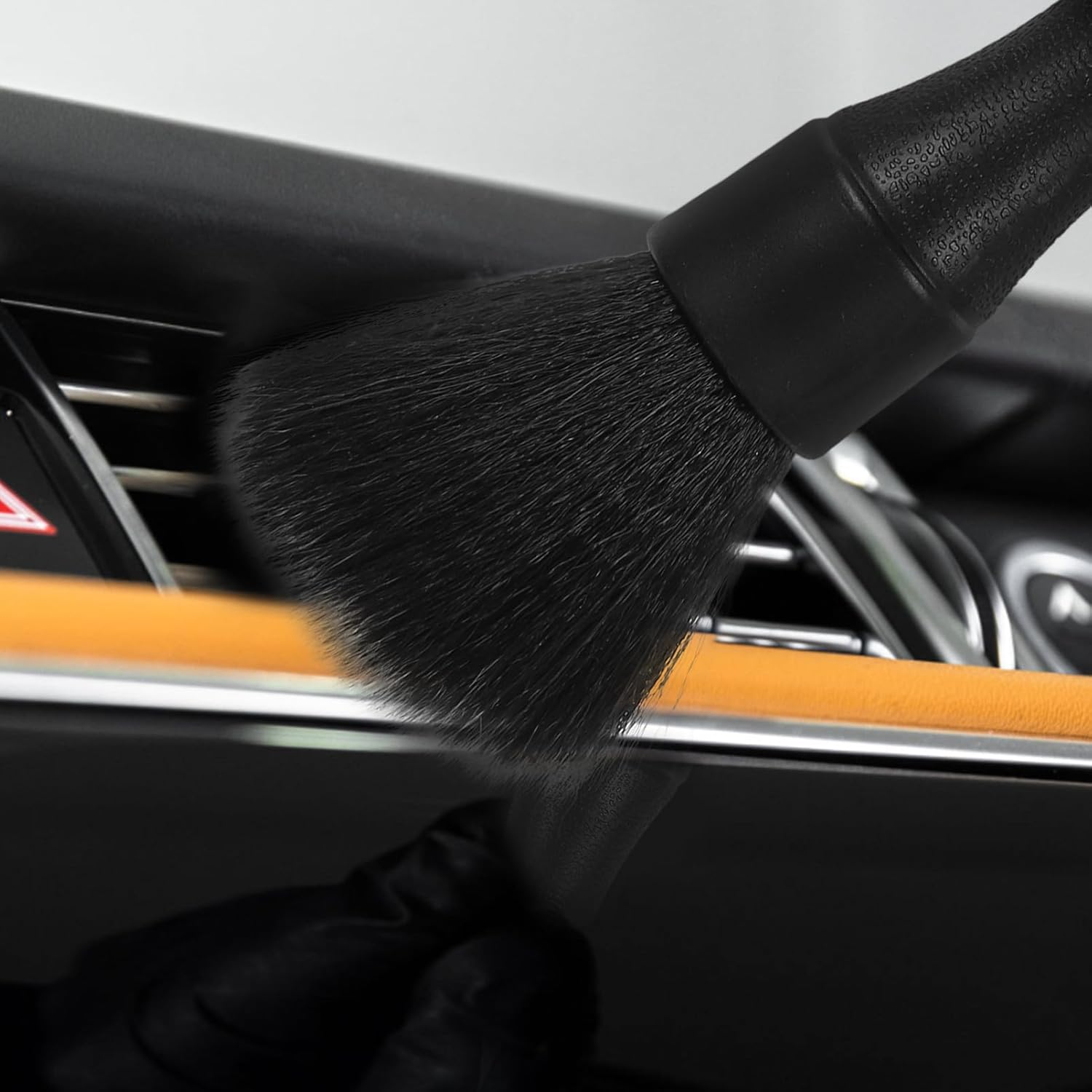 YOSADIER 2Pcs Ultra Soft Car Detailing Brush Set for Interior Cleaning Automotive Brushes for Vents Dashboard Engine Bay Wheels and Versatile Car Cleaning Supplies image number 3