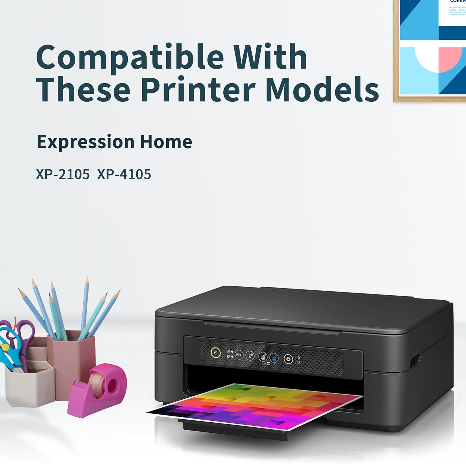 OINKWERE 39 XL Relacement for Epson 39XL Ink Cartridges Compatible for Expression Home XP-2105 XP-4105 Printer Ink Cartridges (4-Pack) image number 3