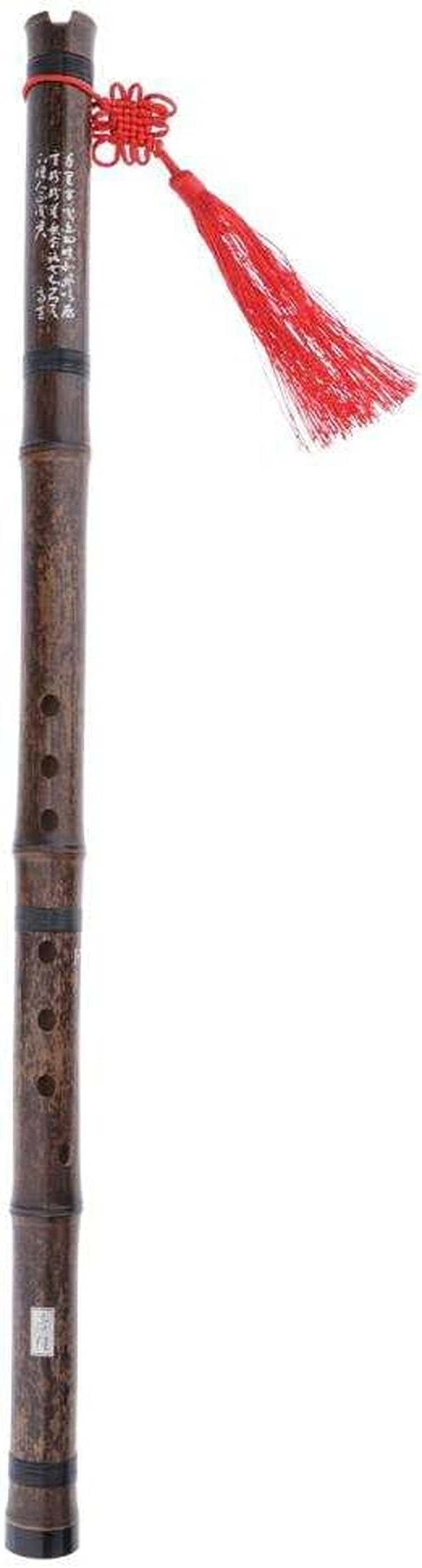WEIMEI - NC Traditional Bamboo Flute Xiao 8-Holes, Handicraft Friends Beginners, with Bag and Chinese Knot - F Key Right Hand (Size : F Key Left Hand) image number 4