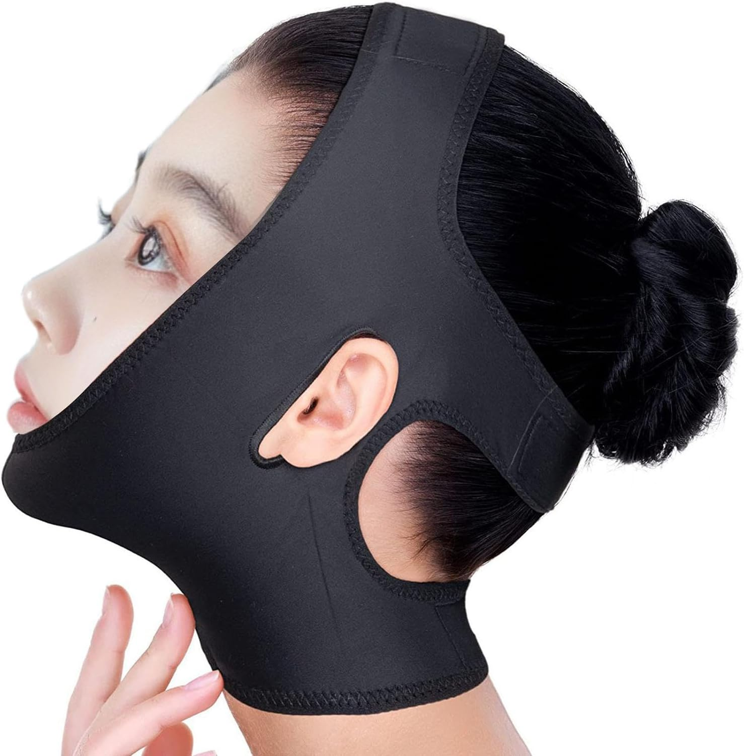 Kokiya Chin Strap for Sleeping Face Slimming Strap Jaw Exerciser Jawline Shaper image number 2