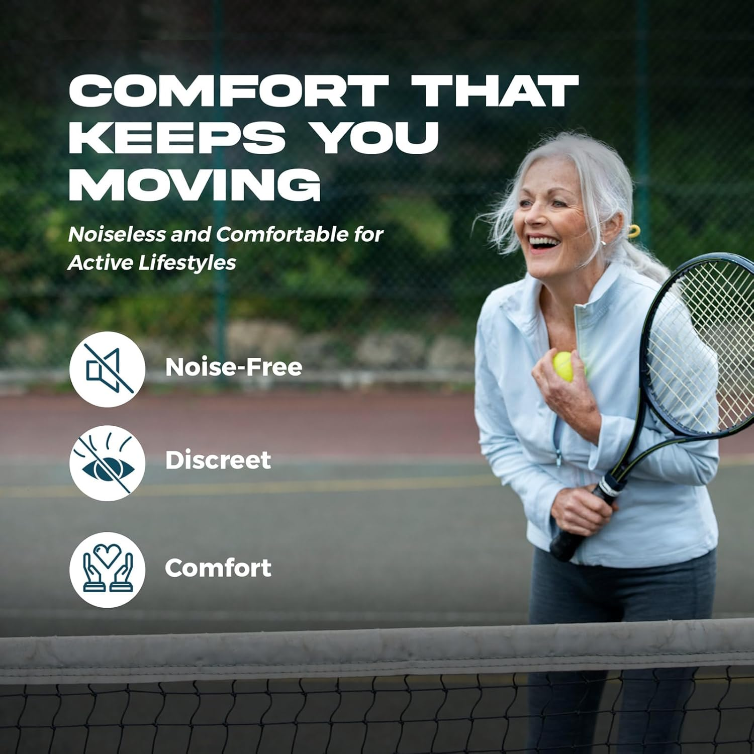 Adult Diaper Covers Waterproof, Reusable Plastic Rubber Pants for Incontinence, Leak Proof Protective Underwear Adjustable (XL) image number 2