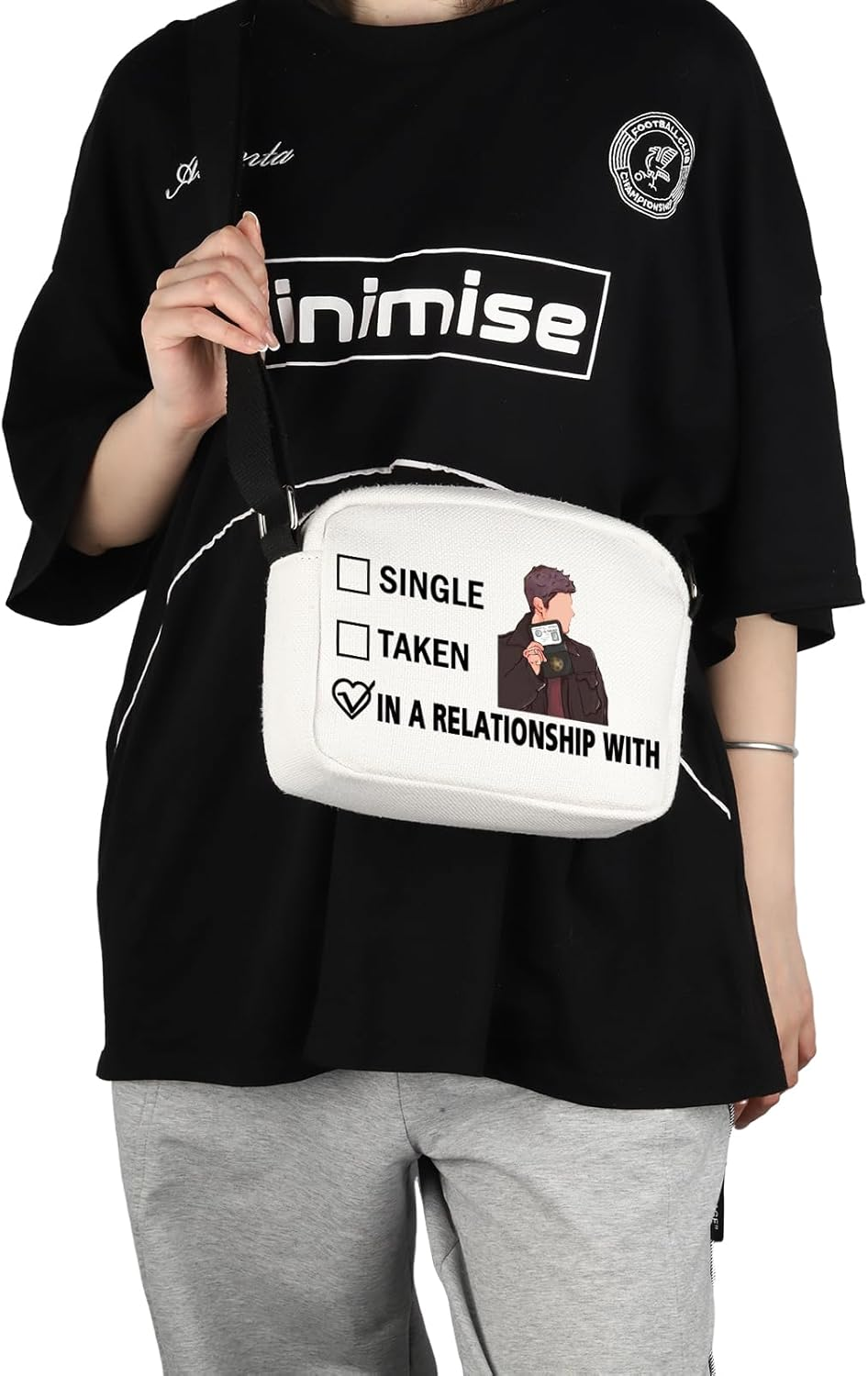 G2TUP Jensen a Inspired Gift Dating Jensen a Makeup Bag TV Show Fan Cosmetic Bag Supernatural Lover Merch, Jensen a HS image number 2