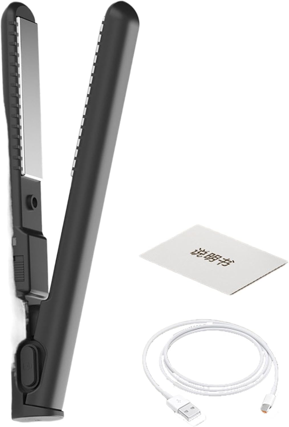 Travel Hair Straightener | Portable Hair Straightener, Cordless Curling Iron,Usb Charging 2-In-1 Curling Wand & Flat Iron, Fast Heating Hair Styling Tool for Short and Long Hair