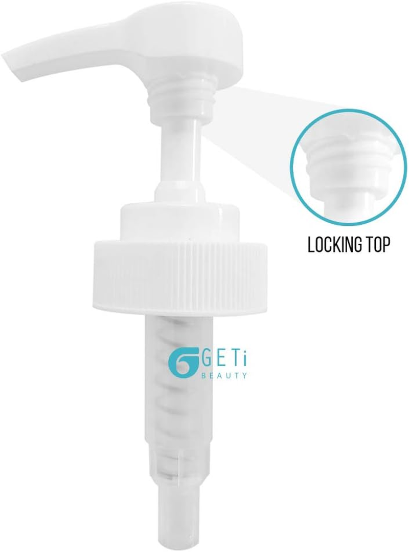 Gallon Shampoo & Conditioner Pump Dispenser | Fits 128 Oz Jugs of Redken, Joico, KMS, Paull Mitchell, Other Pro Hair Care Brands | 4Cc Output, Size 38/400 | by Geti Beauty ST | 4-Pack image number 4
