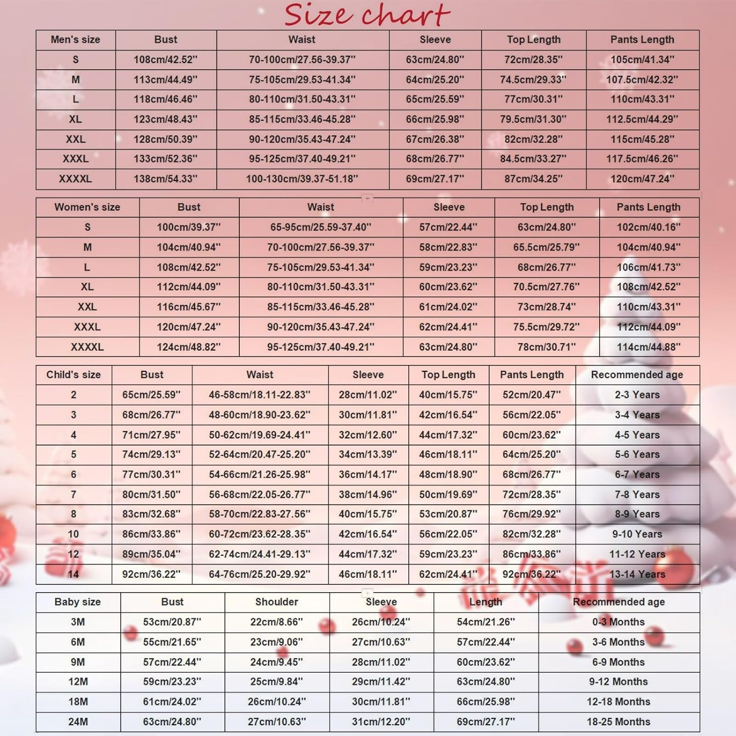 Matching Christmas Pajamas for Family Christmas Tree Print Xmas Sleepwear Holiday Long Sleeve Pjs Set image number 5