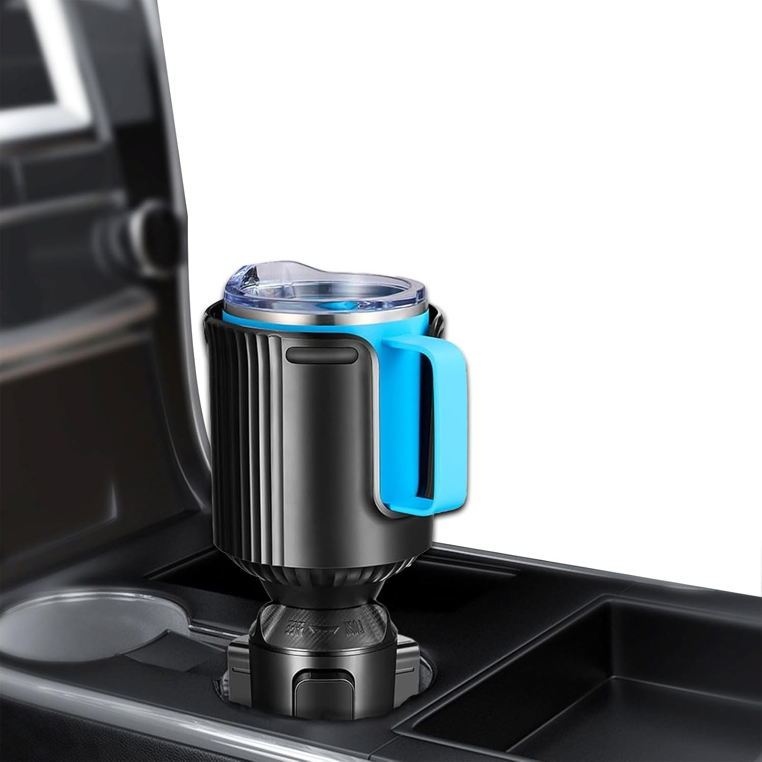 Upgraded Car Cup Holder Coaster, 4Pcs Car Cup Expanding Holder Adapter Insert Coaster Car Drink Extender Auto Interior Accessories for 2.75" Mug Cup/Bottle Mat