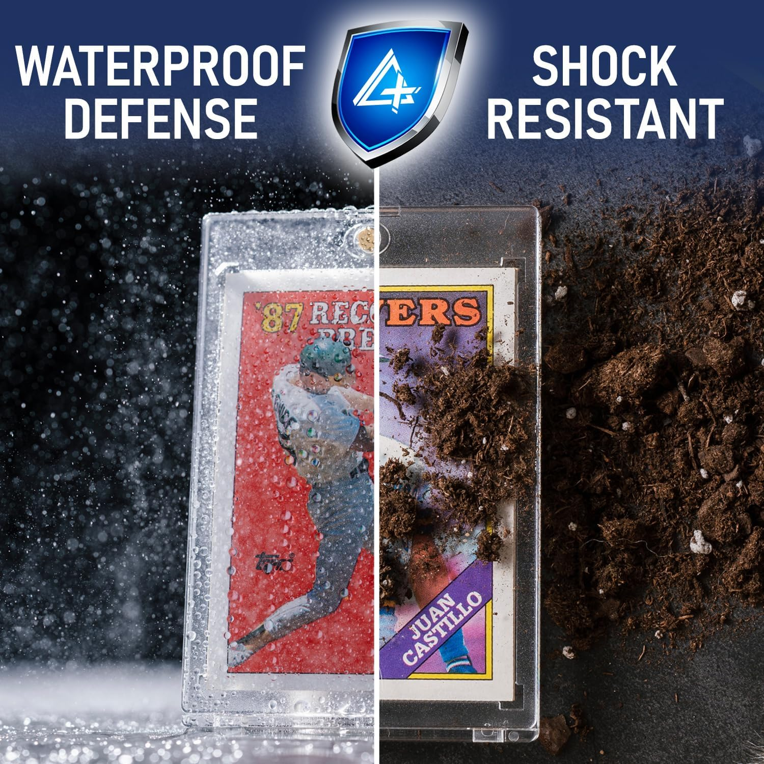 Premium 35PT - 360PT Magnetic Card Holder Case | Magnetic Trading Card Holder, Pro Sports, Football, Basketball, Baseball, MTG & TCG U-V Hard Protectors with Ultra Clear Design Display for Collectors. image number 4