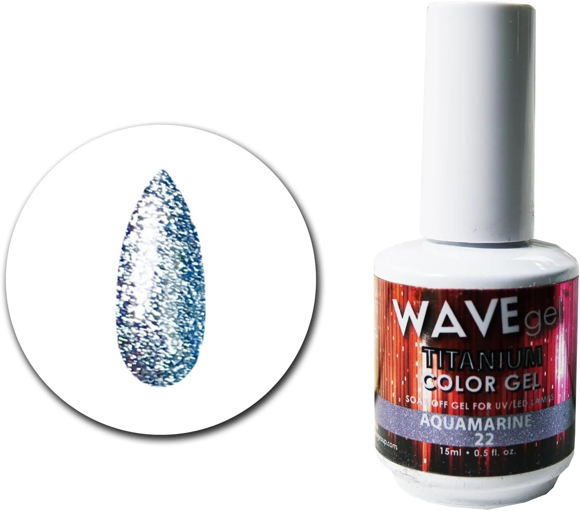 WAVE Gel Titanium 22 Aquamarine 15Ml