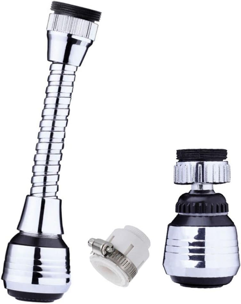 Faucet Sprayer Attachment Flexible Tap Extension Aerator 360 Degree ABS Whith Universal Connector for Kitchen Sink Cold Hot Water image number 6