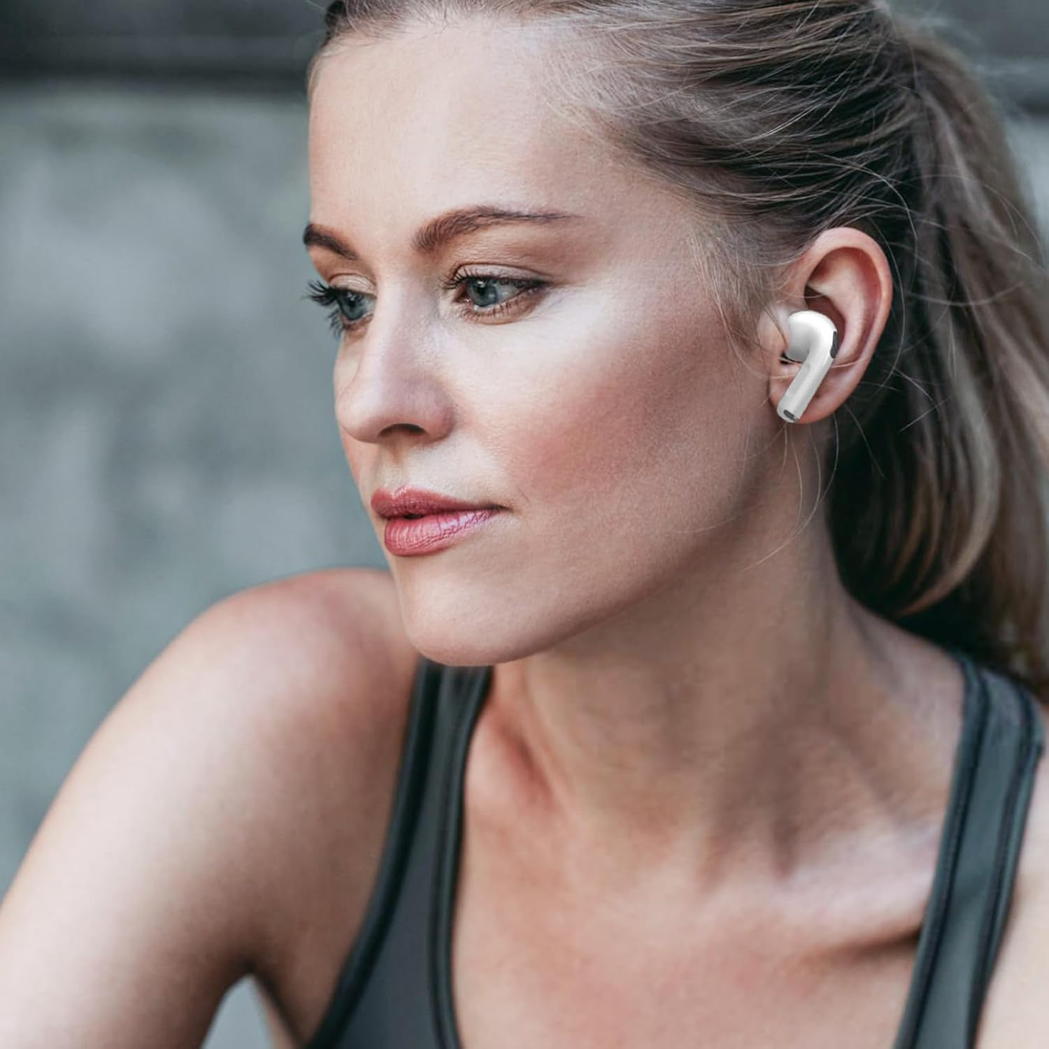 3 Pairs Replacement Ear Tips for Airpods Pro 1/2 with Hole for Noise Reduction and Portable Storage Case, Anti-Slip Soft Silicone Earbud Tips for Airpods Pro, Different Sizes (S/M/L) image number 6