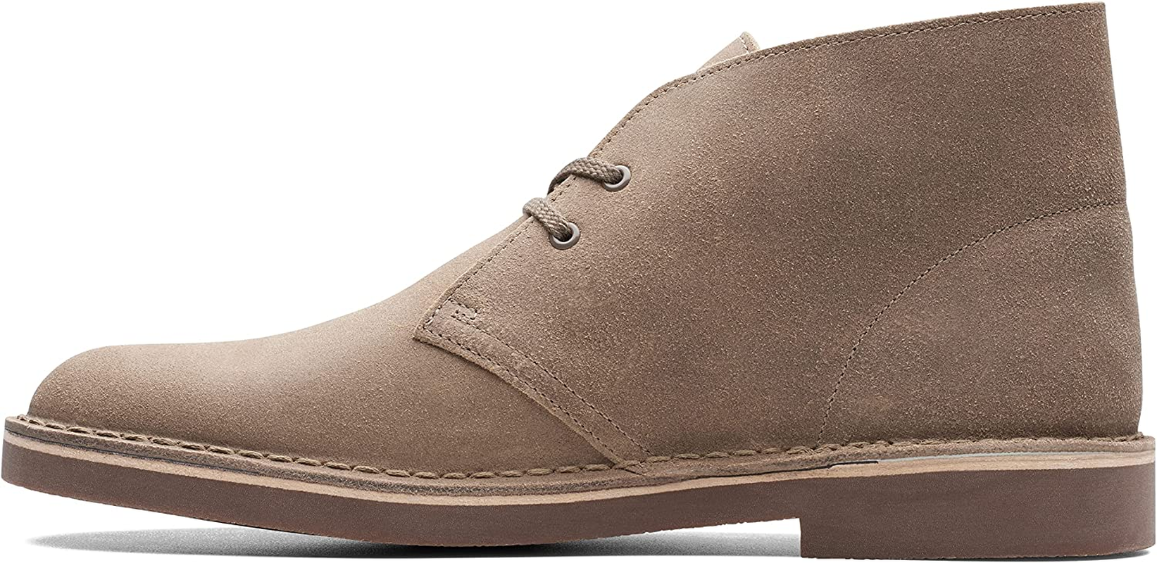 Clarks Men'S Bushacre 2 Chukka Boot, Taupe Distressed Suede image number 6