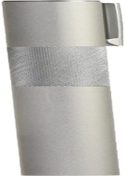 MUJI Aluminum Body Fountain Pen - Fine Nib - with 2 Refill Ink Cartridge