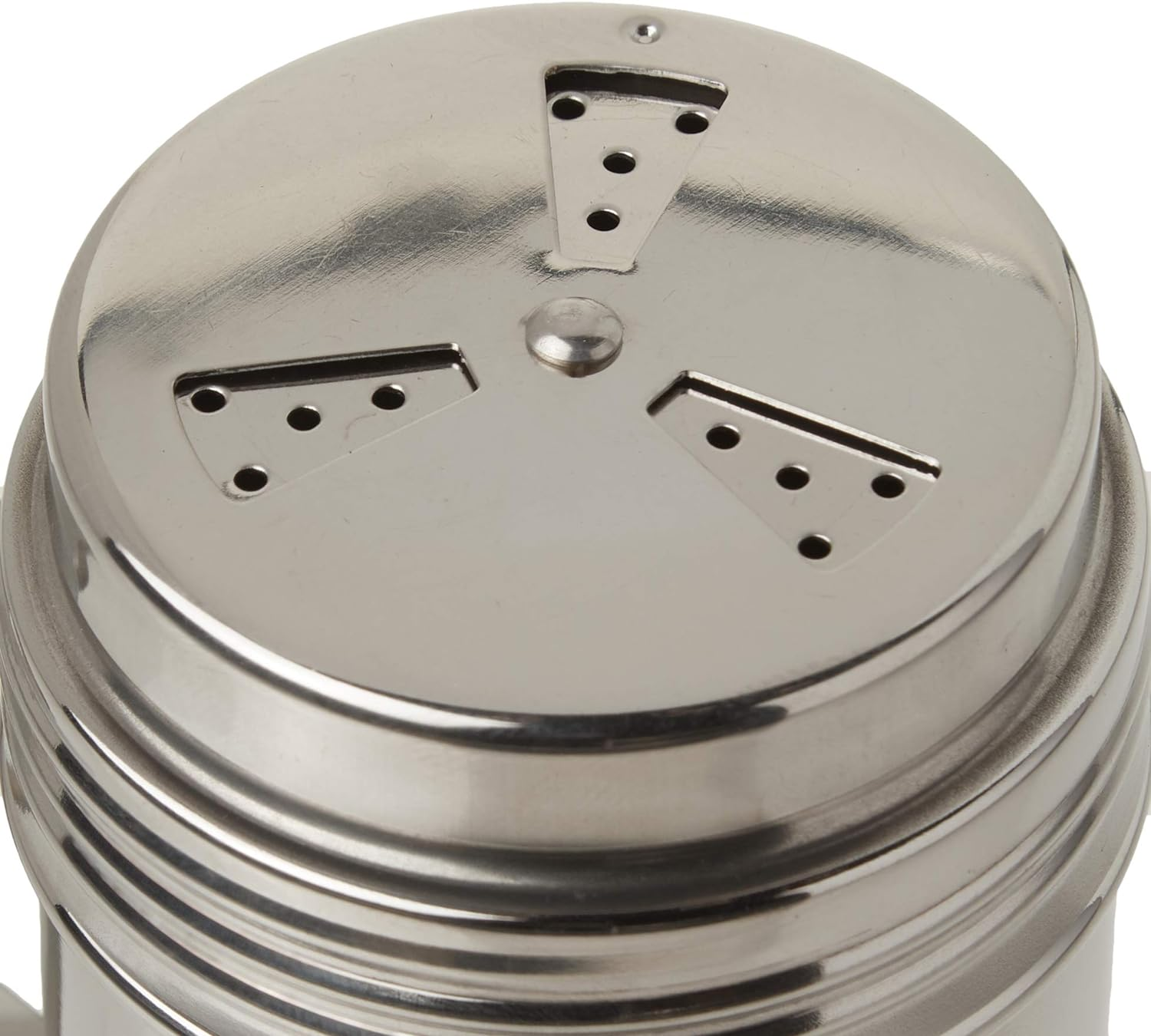 Tablecraft, 10 Oz, Silver Stainless Steel Dry Rub Shaker with Handle, 10-Ounce image number 6