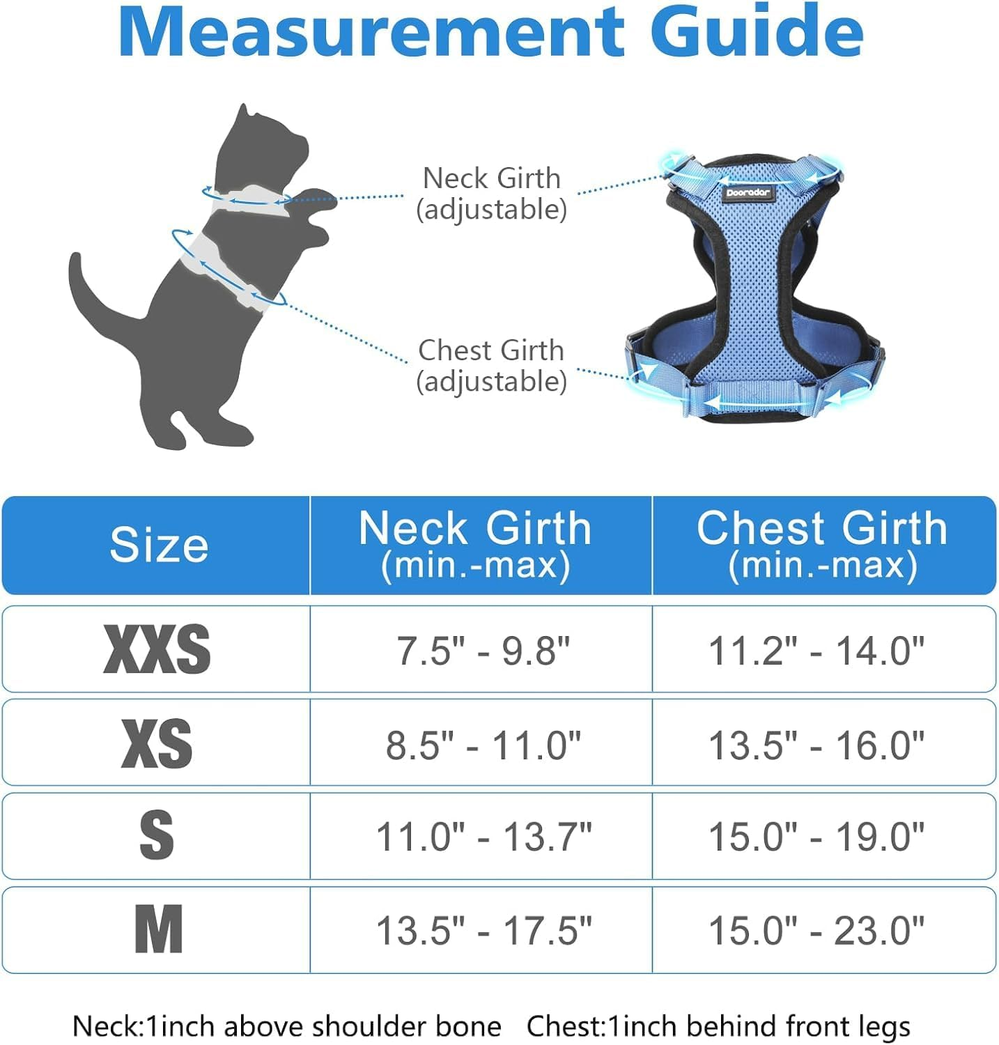 Limcryspp Cat Harness and Belt, Breathable Cat Belt, Adjustable anti Escape Soft Cat Vest Harness for Outdoor Activities S (Blue) - Pink image number 3