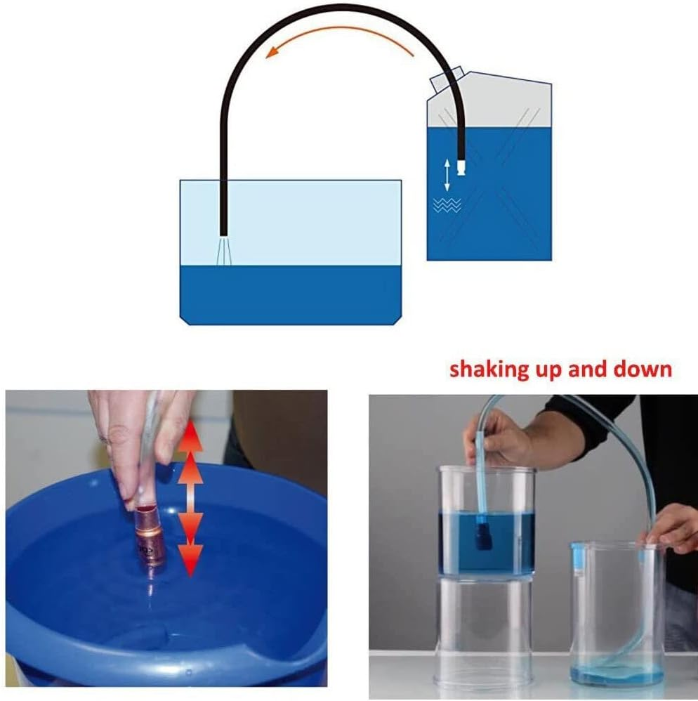 2M SELF Priming Copper Siphon Syphon JIGGLER Hose for Fuel Oil Water image number 1