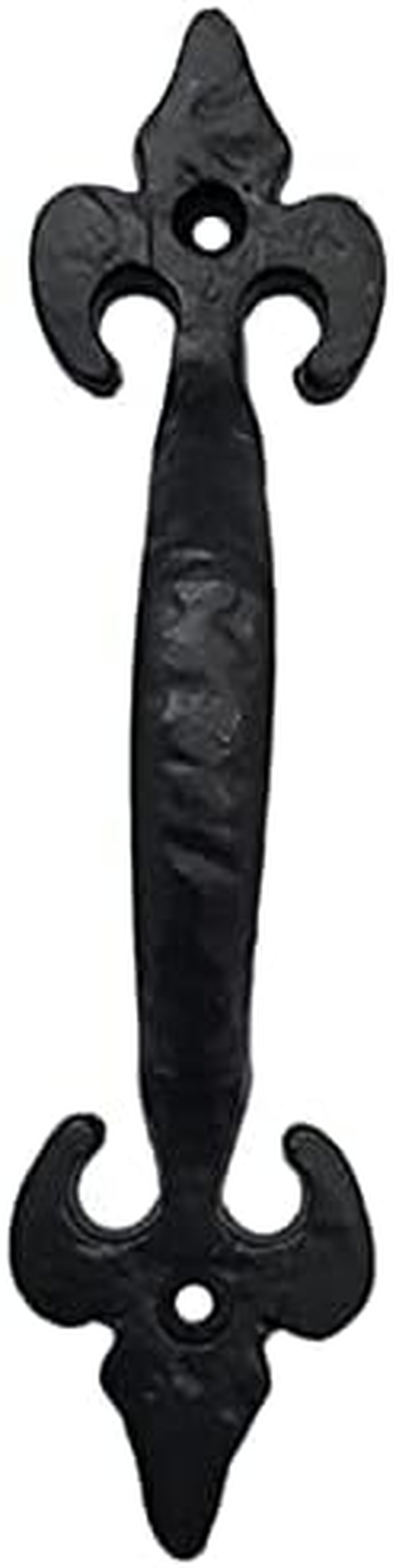 Adonai Hardware Nethaniah Antique Cast Iron Cabinet Pull Handles (6.1" X 2 Pack, Matte Black) for Vintage Wooden Barn Doors, Gates, Closets, Furniture, Drawers, Cupboards, Wardrobes and Sheds image number 7