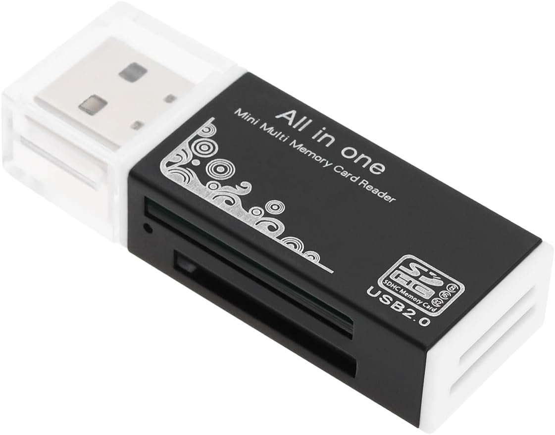 Be in Your Mind 2PCS SD Card Reader to USB Adapter 4-In-1 for MS Duo Pro M2 Card SDXC SDHC MMC RS-MMC Micro SDXC Micro SDHC and TF Card image number 3