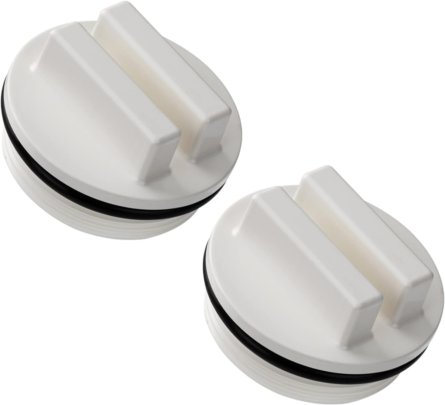 1-1/2" Threaded Pool Filter Drain Plug Cap Winterizing Plug, SP1022C with O-Ring Replacement for Pentair, Hayward, Sta-Rite Pool Filter Darin Plug (2 Pack)