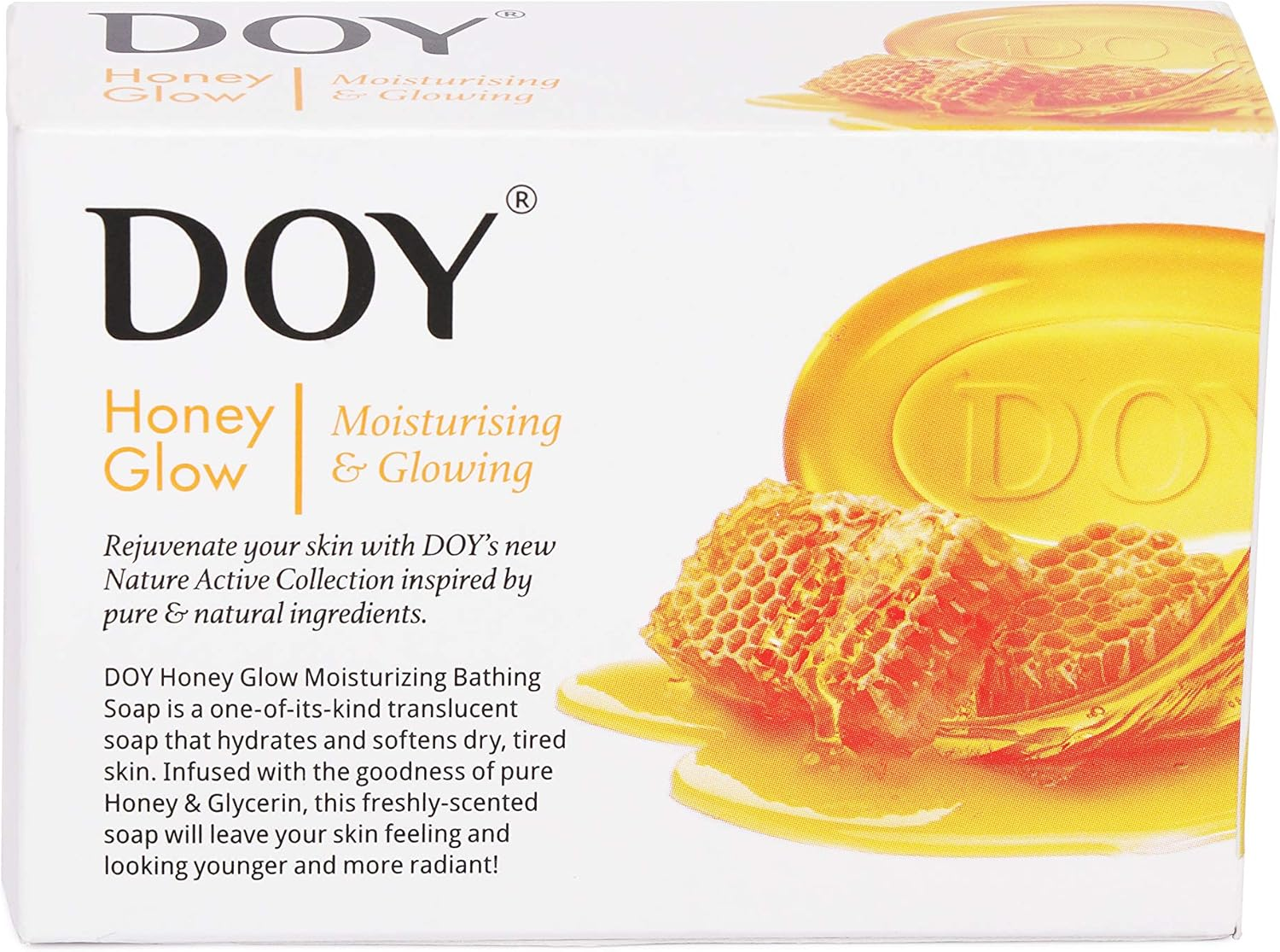 Doy Honey Glow Soap, 125 G (Pack of 4) image number 6