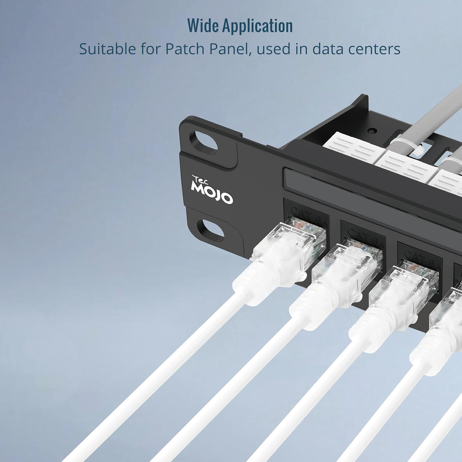 Tecmojo Cat 6A Ethernet Cable, 1M Patch Cable 6 Pack 28AWG Ultra Thin 10 Gbps RJ45 Pure Copper Core LSZH Network Patch Cord for Router Modem Patch Panel Faster than Cat6 Cat 5E and Cat 5, Orange image number 2