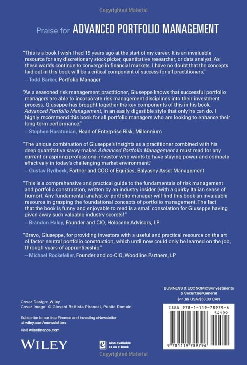 Advanced Portfolio Management: a Quant'S Guide for Fundamental Investors image number 1