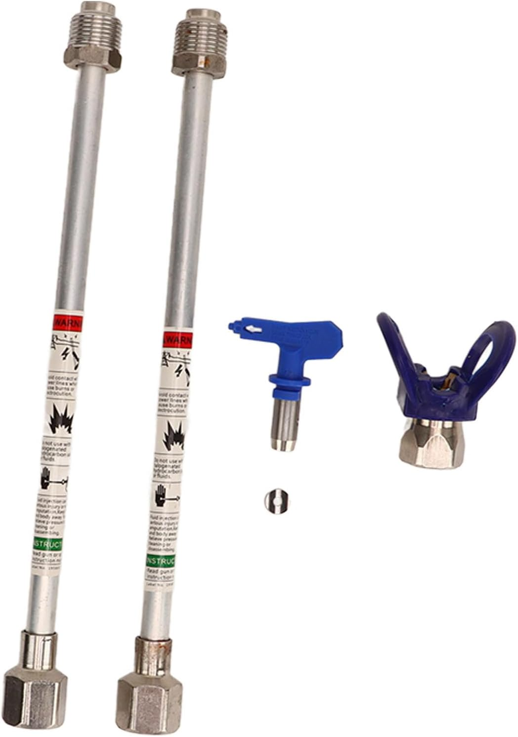 2 Piece Spray Extension Wand, Spray Extension Wand, Spray Extension Rod G7/8 14, Spray Gun Paint Spray Gun image number 1