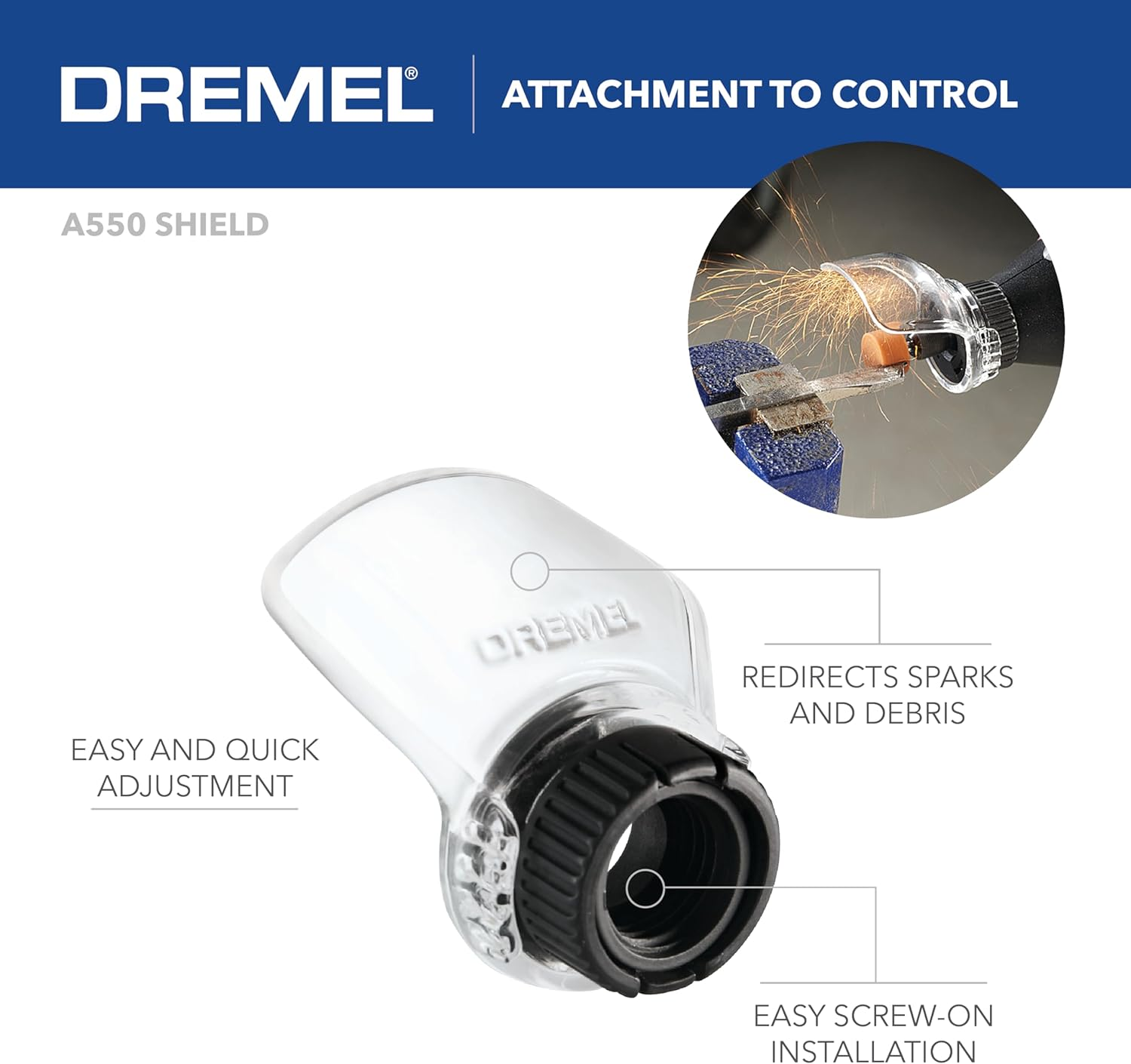 Dremel A550 Shield Rotary Attachment Kit image number 6