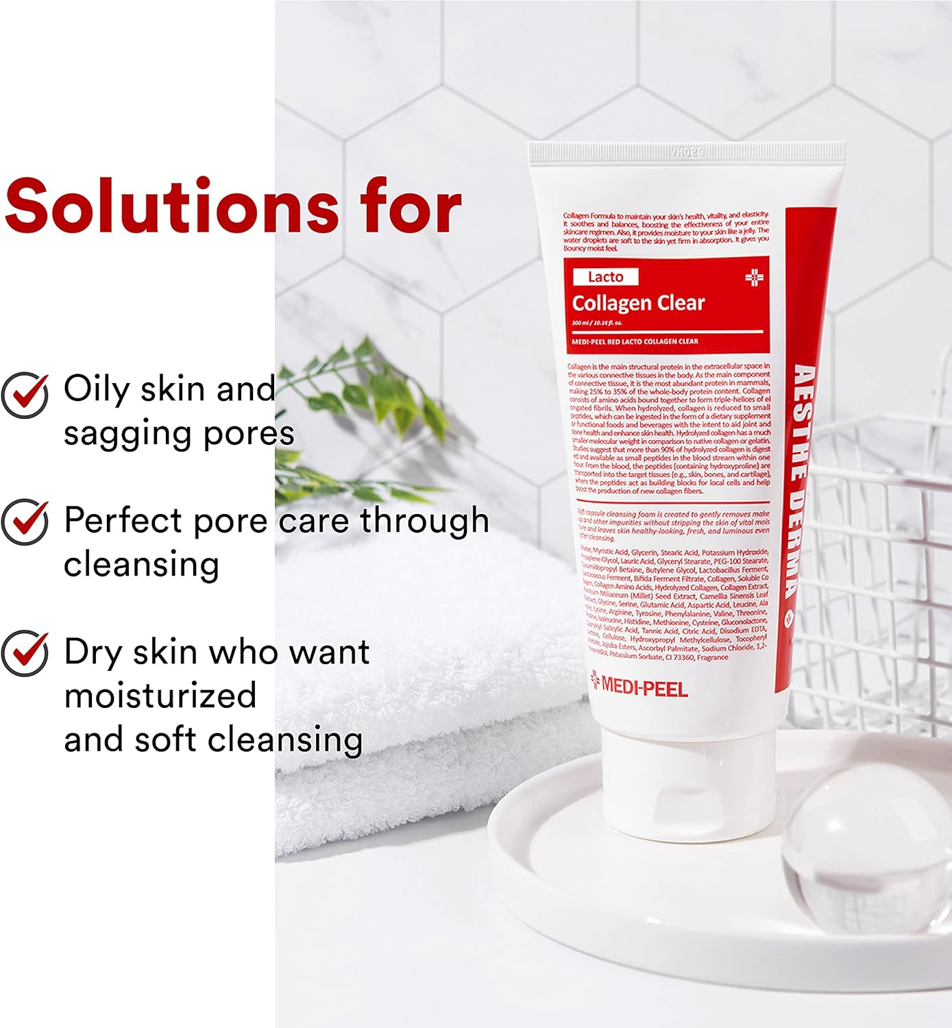 Red Lacto Collagen Clear 300Ml image number 3